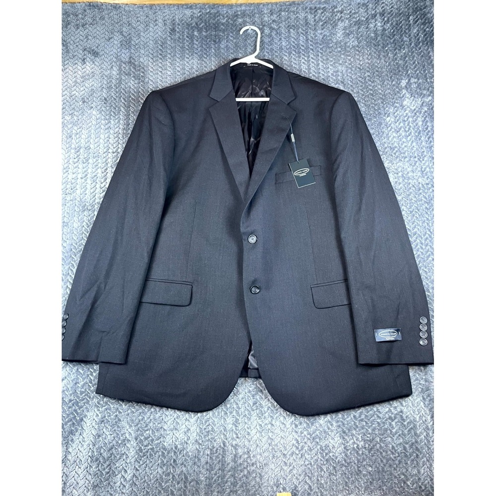 Pronto Uomo Platinum Blazer Jacket Mens 52R Wool Notch Lapel Single Breasted